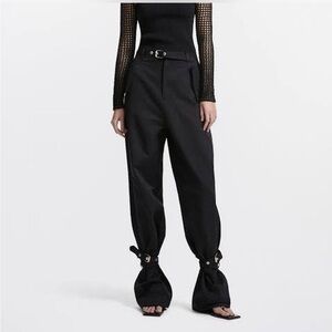 Dion Lee Belted Blouson Pant in Black size 4